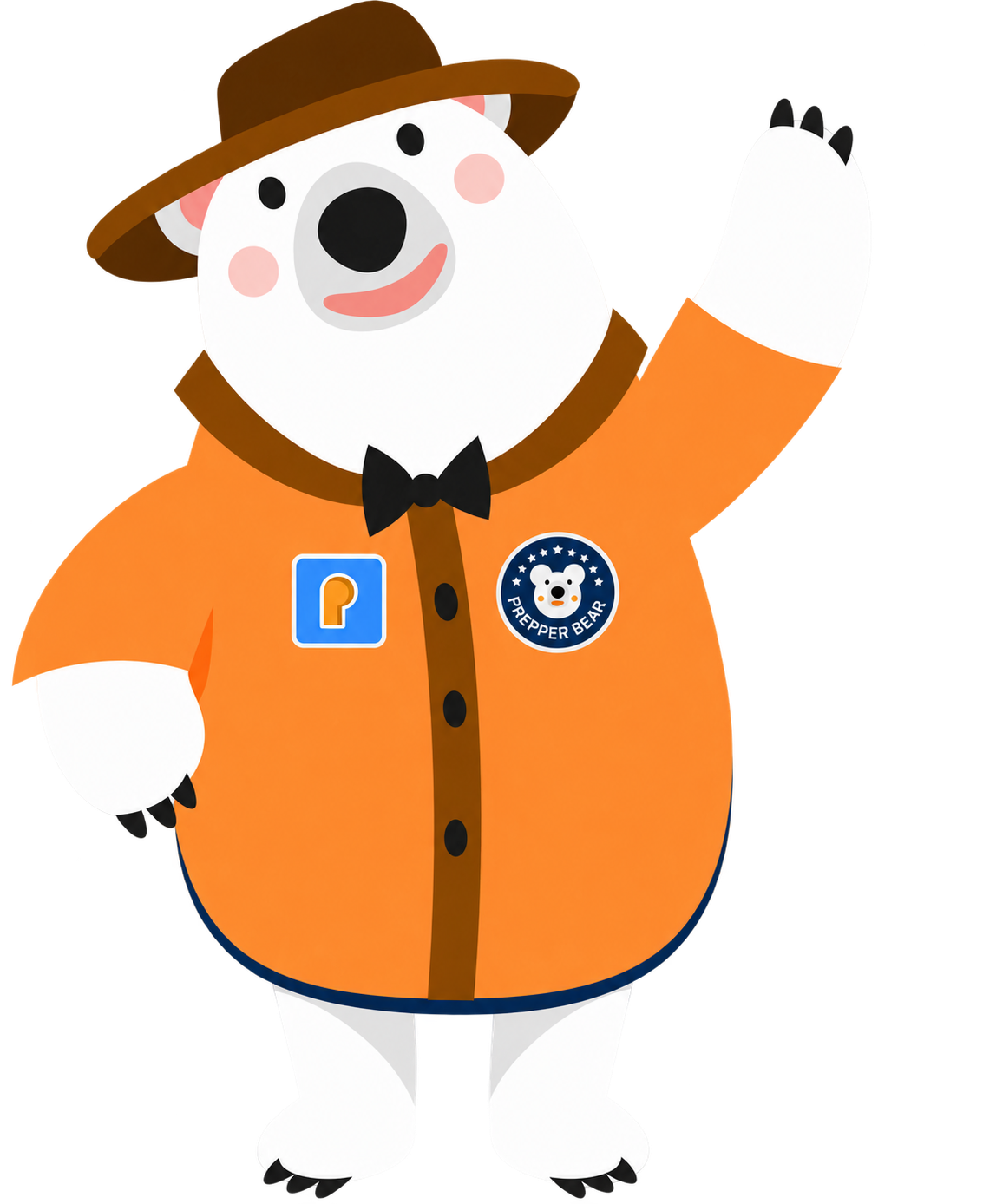 Prepper Bear, the Life Prep mascot